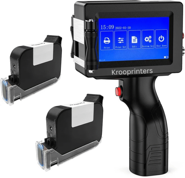 Handheld 1580p1 Inkjet Printer - Portable 4.3" Touchscreen Industrial Printer for Quick-Dry Coding with 0.08-0.5£ Print Hight Capability - Image 3