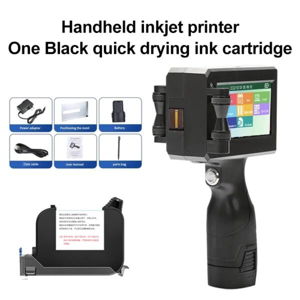 Handheld Inkjet Printer – 12.7mm, QR & Batch Coding - Image 2